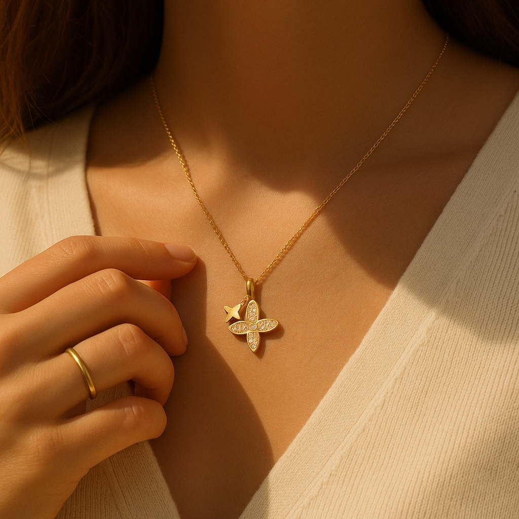 Linea flower Necklace